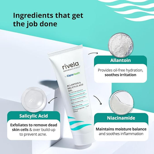 Rivela Dermascience 24 hours Oil Free Gel Moisturizer