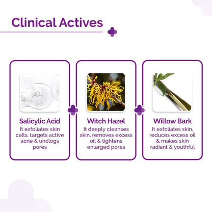 2% Salicylic Acid Face Serum for Active Acne - 30ml