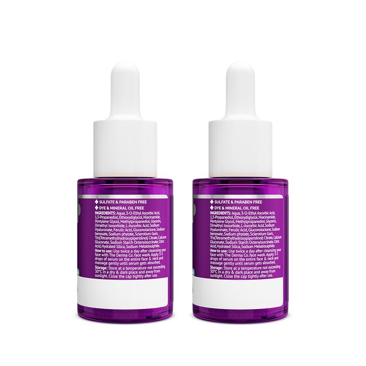 10% Vitamin C Face Serum with 5% Niacinamide & Hyaluronic Acid - 30ml
